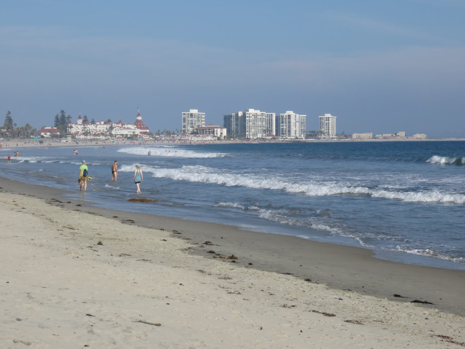 Coronado Beach with the Hotel del Coronado