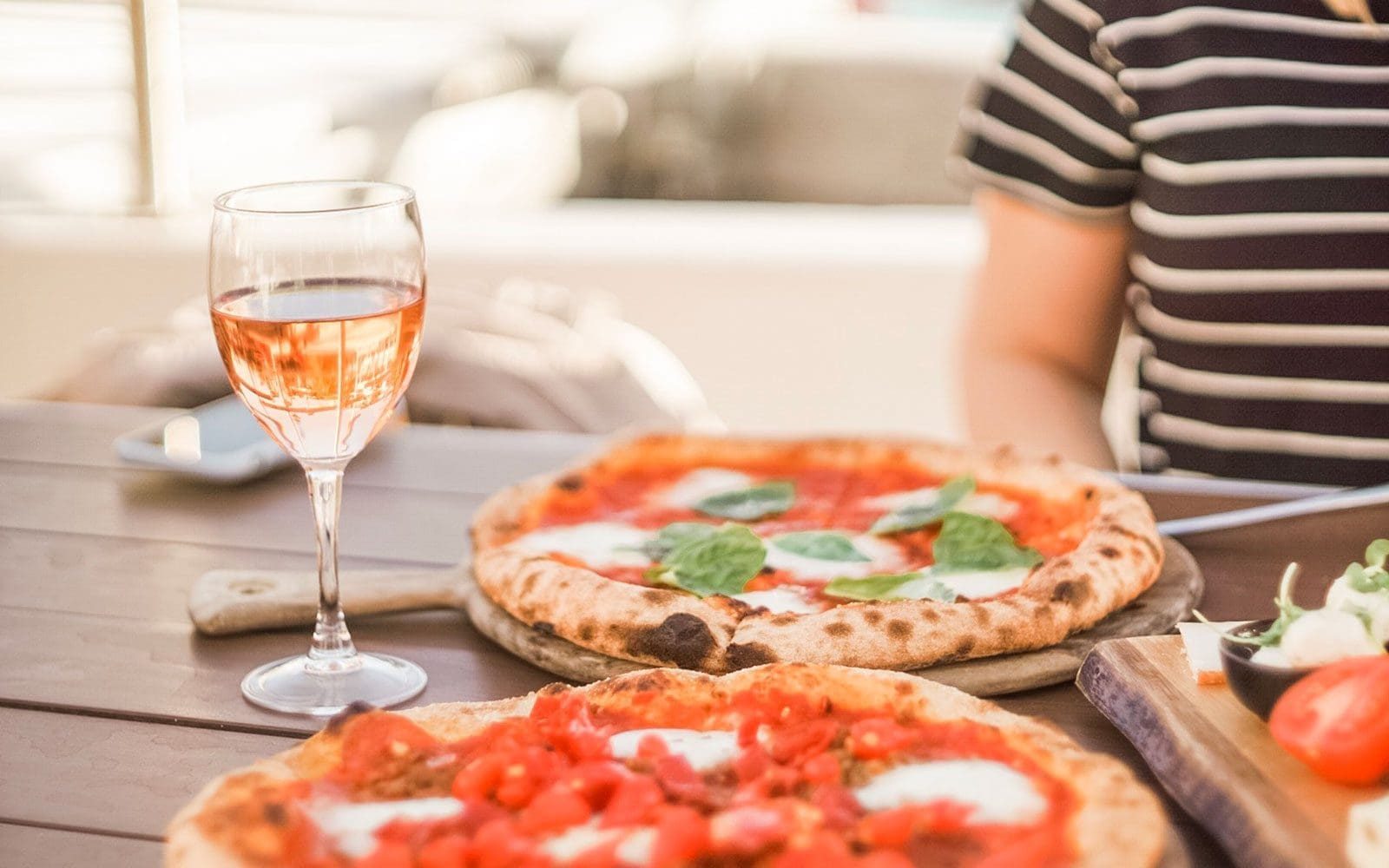 ENO Market & Pizzeria wood-fired pizza and wine at Hotel del Coronado